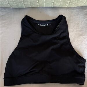 Aritzia TNAction Black high neck Sports Bra